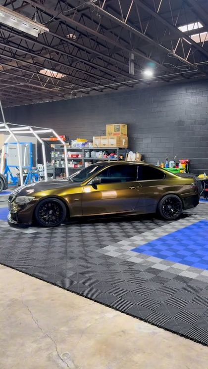BMW M-Series — Gold color-shift wrap — The Tint Kings, Santa Maria